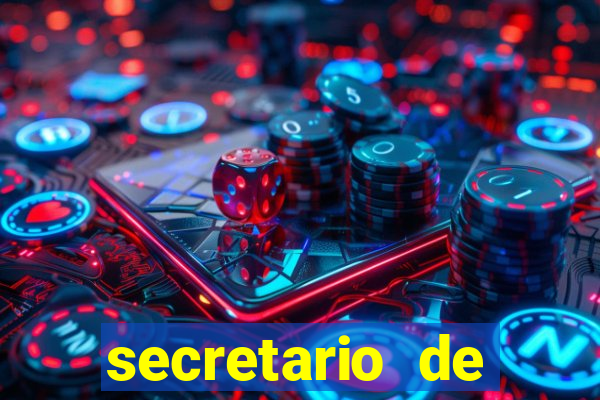 secretario de esporte salario